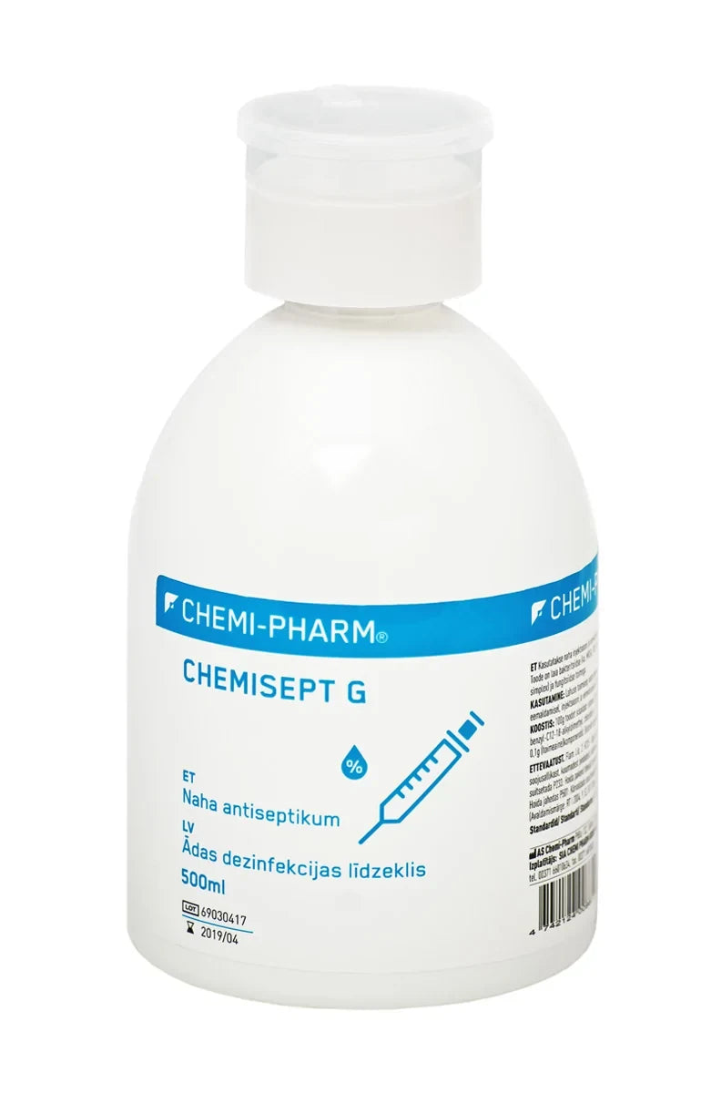 CHEMISEPT G naha antiseptikum 500ml niisutuspumbaga – Chemi-Pharm